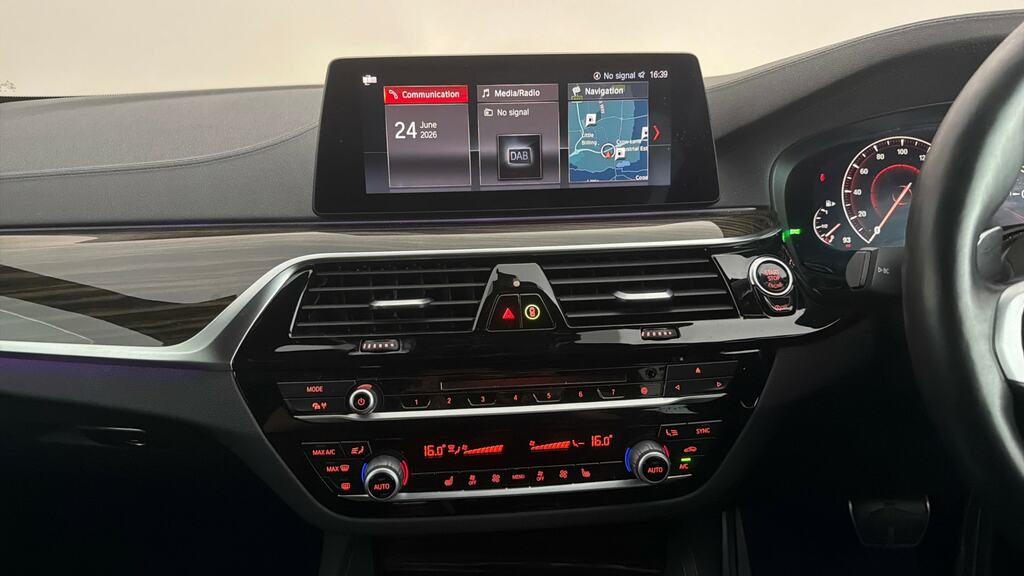 BMW 5 Series 530E M Sport Black #7