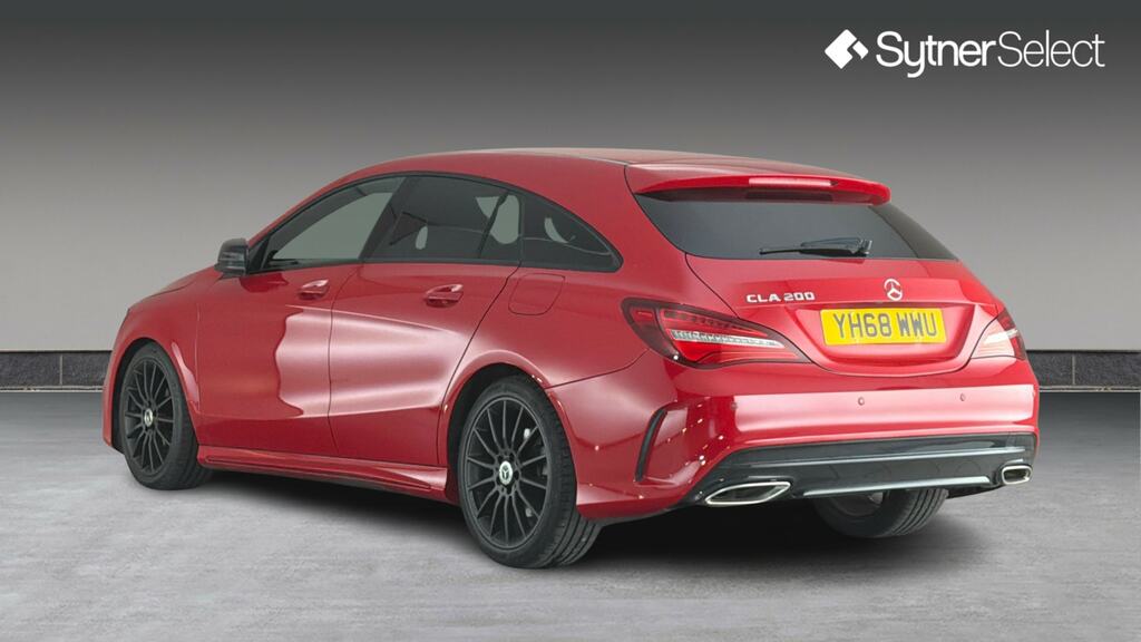 Mercedes-Benz CLA Class Cla 200 Amg Line Night Edition Tip Red #2