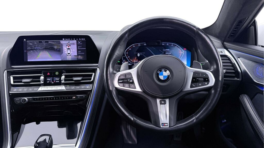 BMW 8 Series Gran Coupe 840D Xdrive Mht M Sport White #5