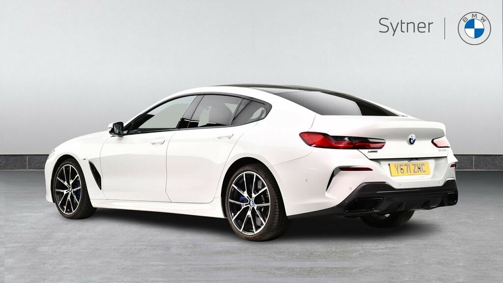 BMW 8 Series Gran Coupe 840D Xdrive Mht M Sport White #2