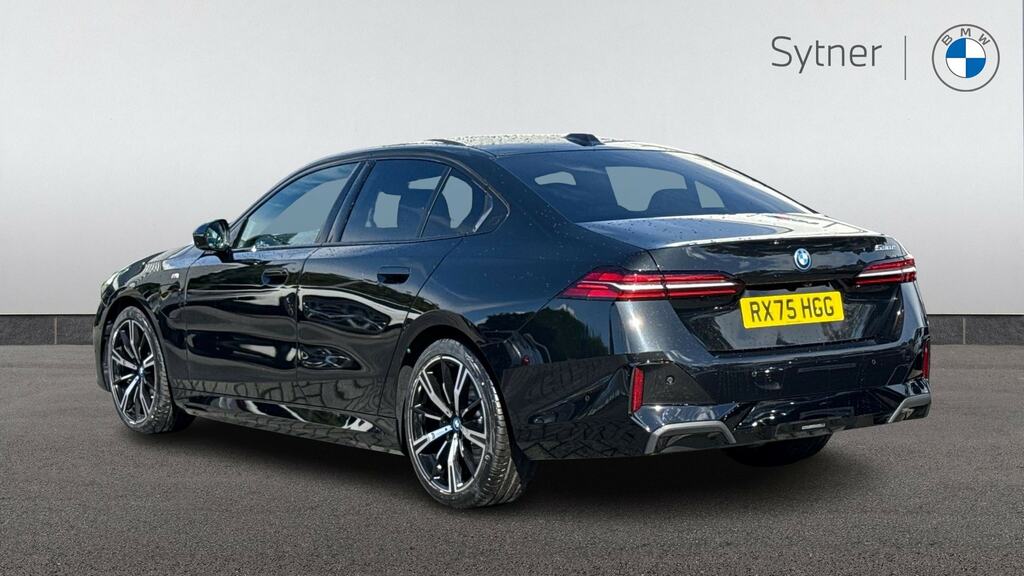 BMW 5 Series 530E M Sport Touring Blue #2