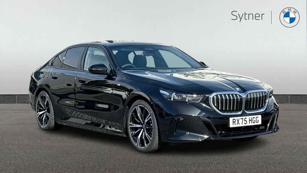 BMW 5 Series 530E M Sport Touring Blue #1