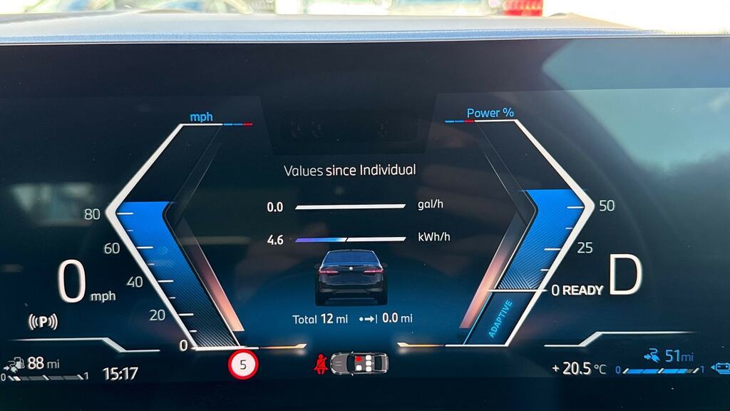 BMW 5 Series 530E M Sport Touring Blue #9