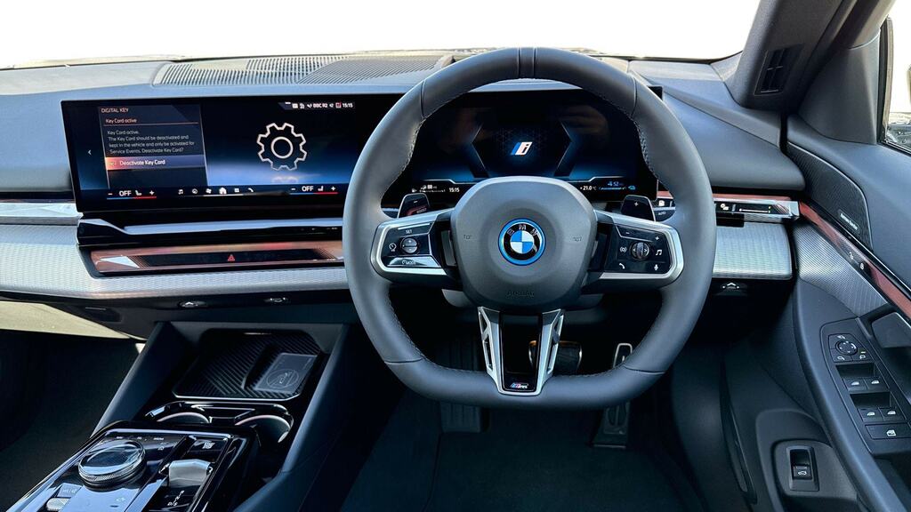 BMW 5 Series 530E M Sport Touring Blue #5