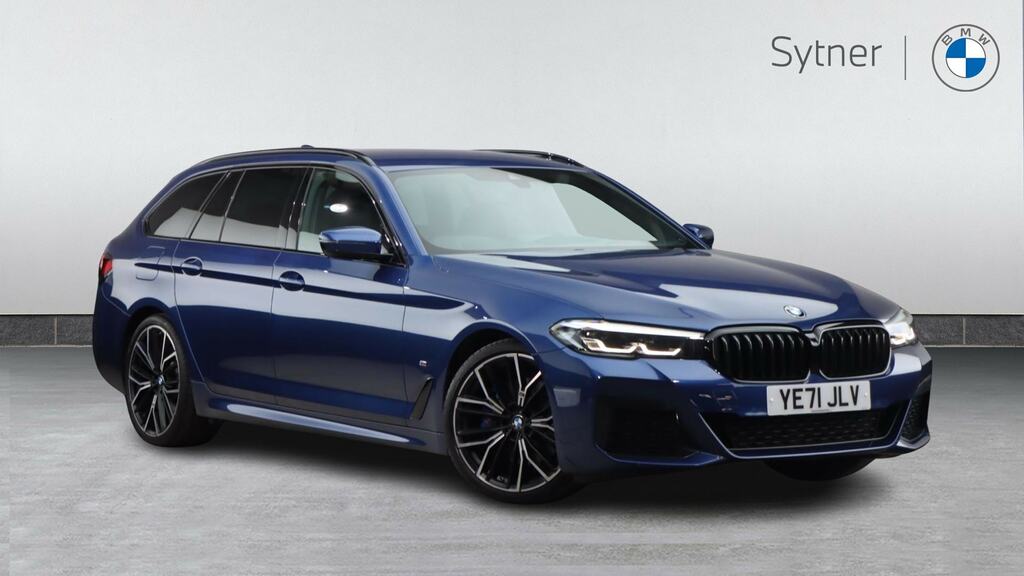 BMW 5 Series 520D Mht M Sport Step Techpro Pack Blue