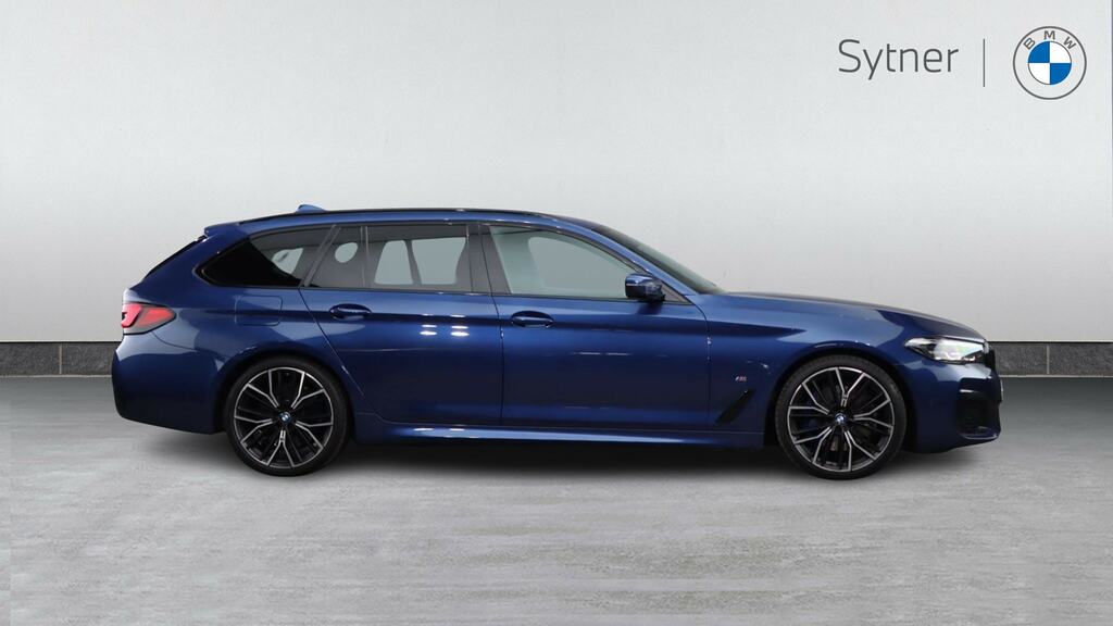 BMW 5 Series 520D Mht M Sport Step Techpro Pack YE71JLV Blue #3