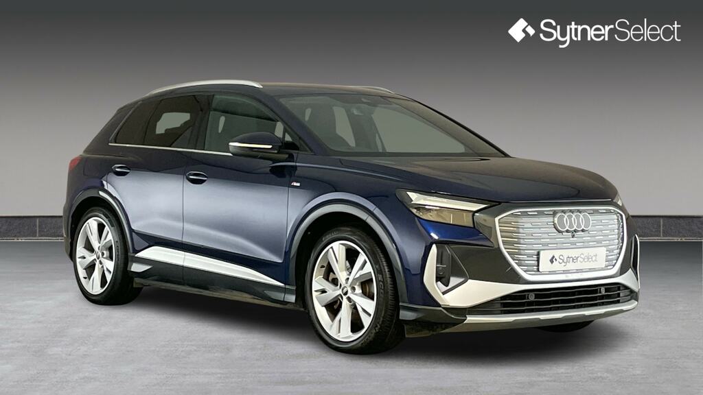 Audi Q4 E Tron 220Kw 50 Quattro 82Kwh S Line Blue