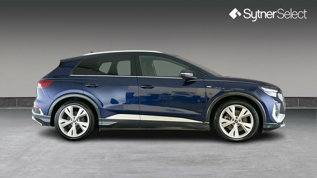 Audi Q4 E Tron 220Kw 50 Quattro 82Kwh S Line Blue #3