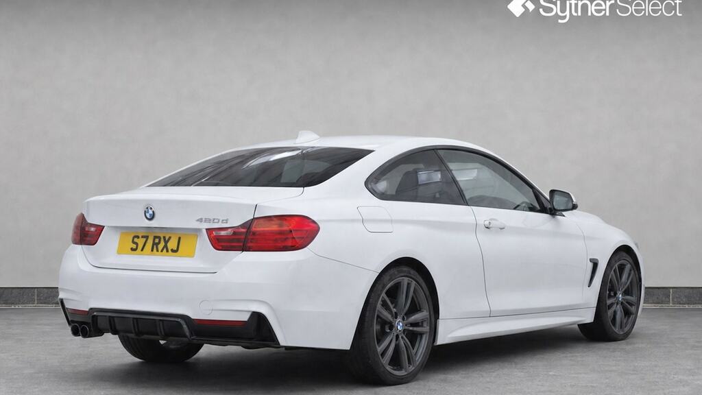 BMW 4 Series Gran Coupe 420D M Sport White #4