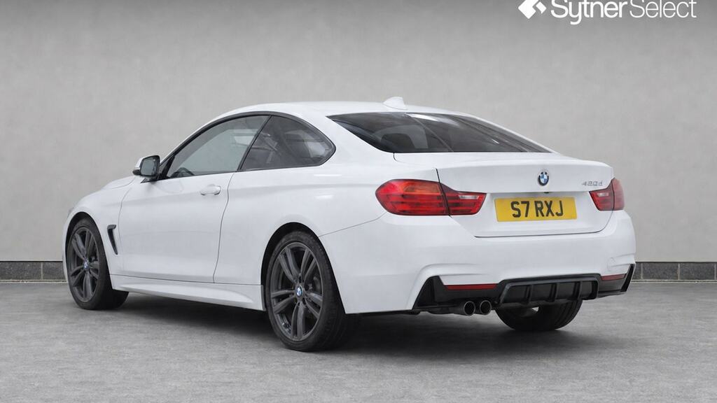 BMW 4 Series Gran Coupe 420D M Sport White #3