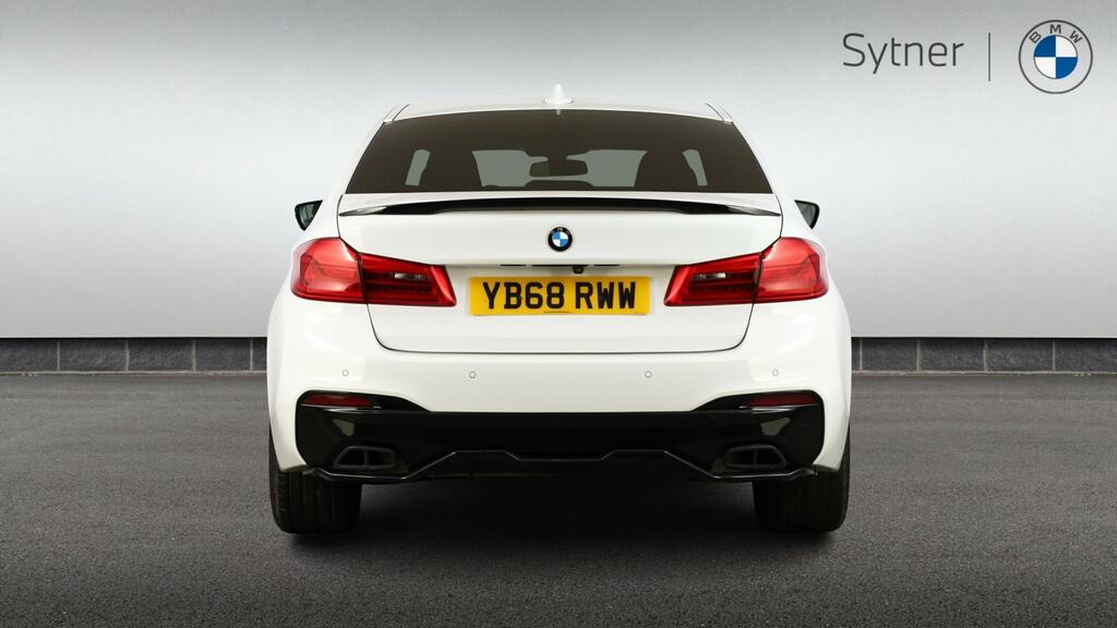 BMW 5 Series 520D M Sport White #14