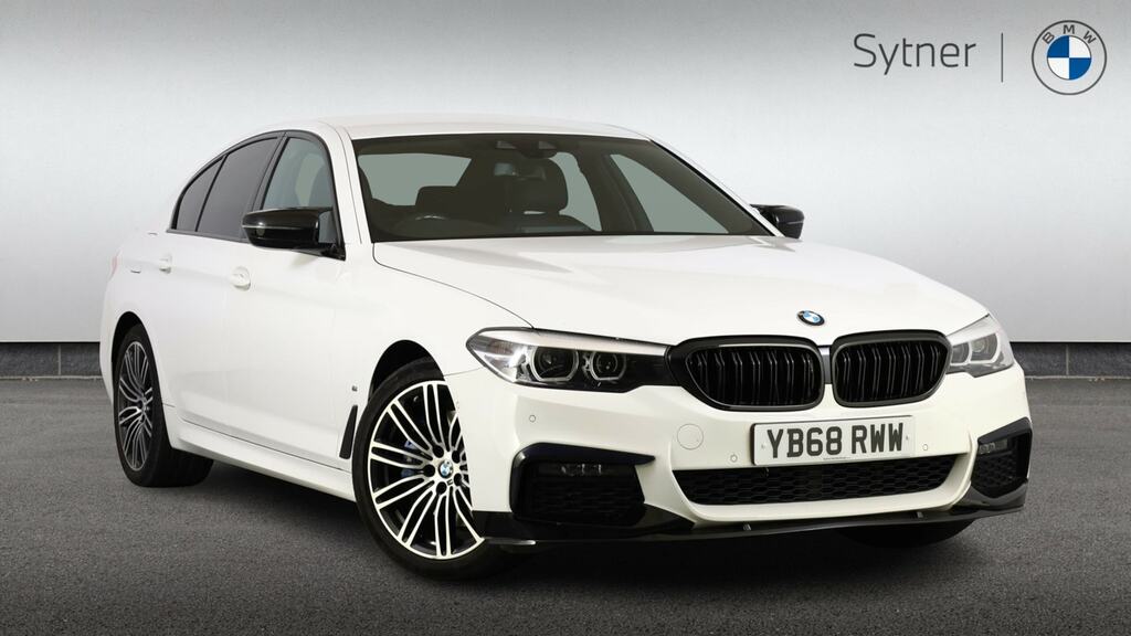 BMW 5 Series 530E M Sport White