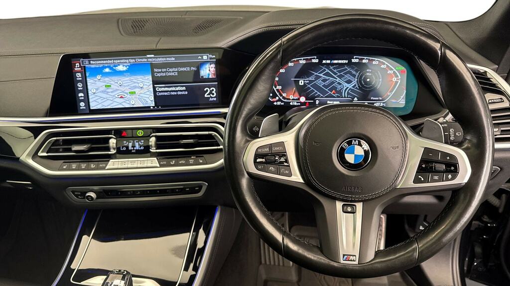 BMW X5 Xdrive M50i Black #5