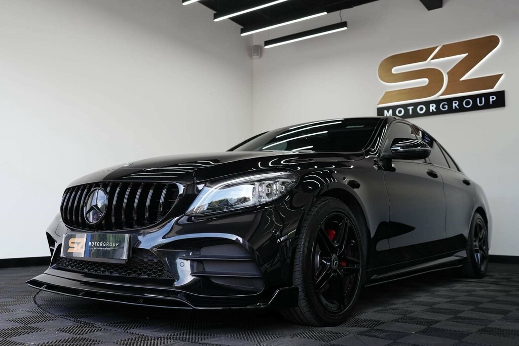 Mercedes-Benz 300 C Amg Line Premium Black #6
