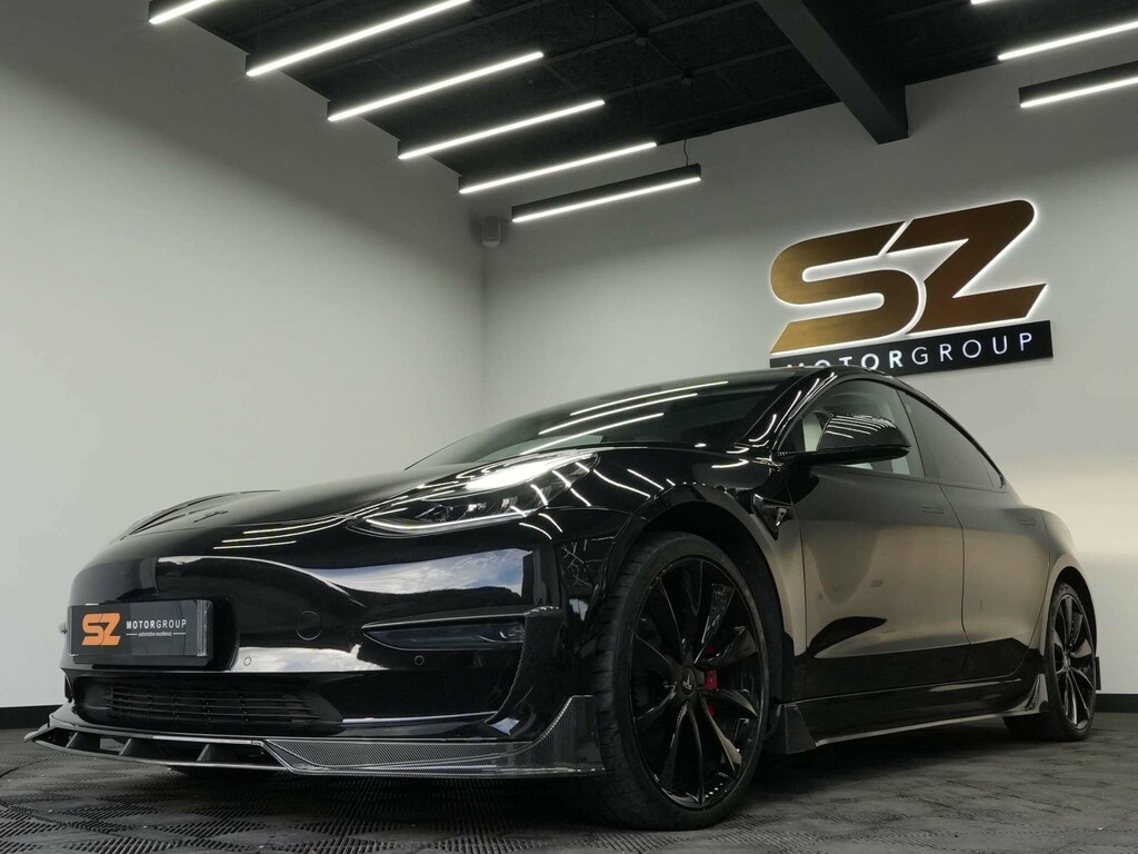 Tesla Model 3 Performance Awd 4Wd Black #5