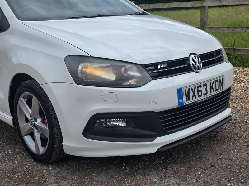 Volkswagen Polo R-line Style WX63KDN White #2