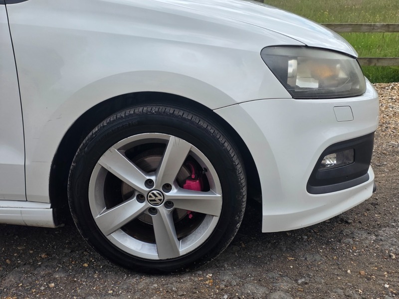 Volkswagen Polo R-line Style WX63KDN White #3