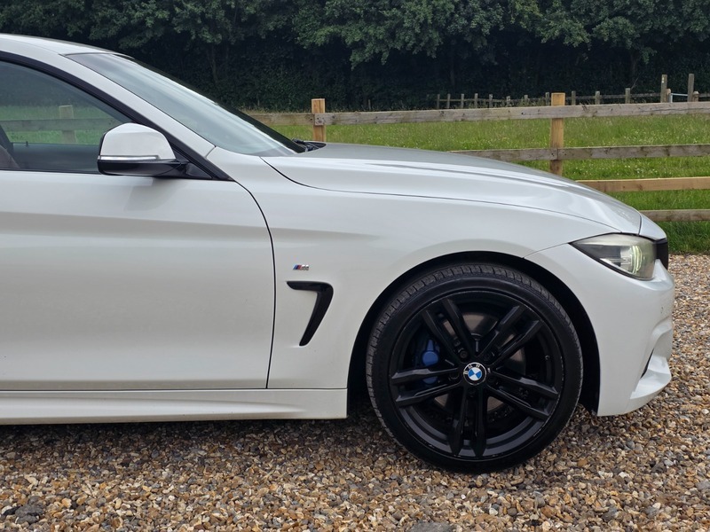 BMW 4 Series 420D Xdrive M Sport YB17FJY White #3