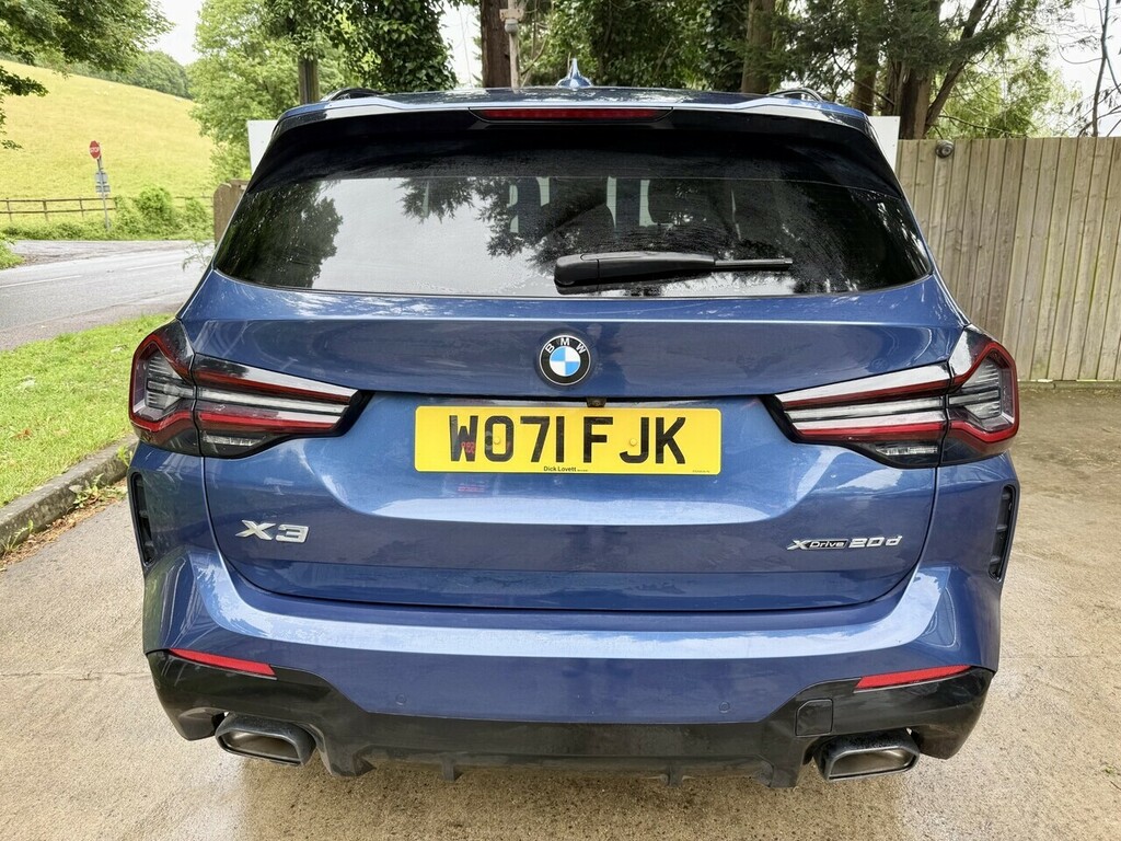 BMW X3 20D Mht M Sport U1977 Ulez WO71FJK Blue #3
