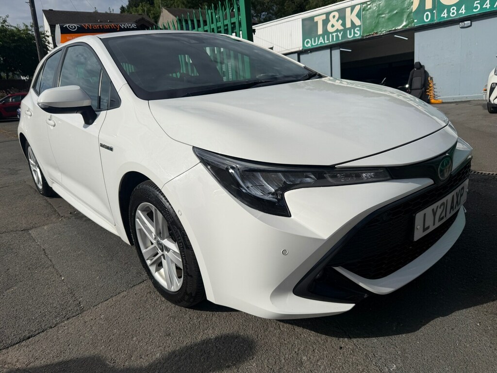 Toyota Corolla 1.8 Vvt-i Hybrid Icon Tech Cvt White #5
