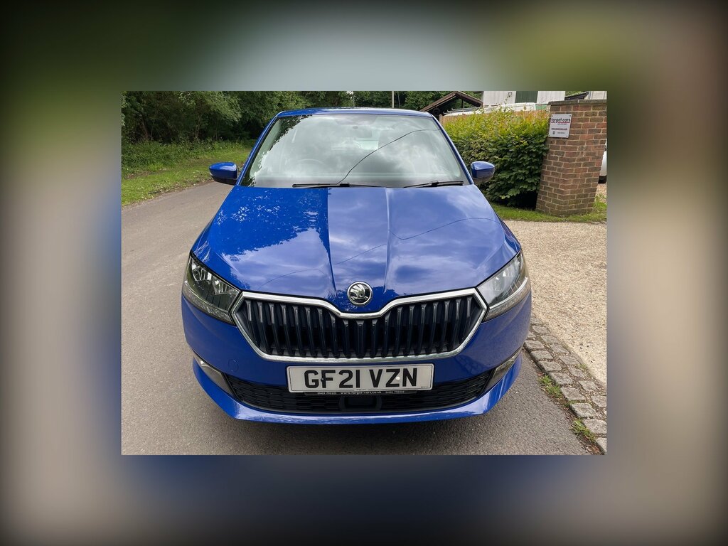 Skoda Fabia 1.0 Se Hatchback Euro 6 Ss 6 GF21VZN Blue #4