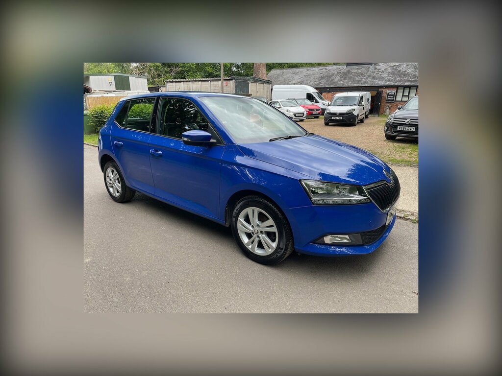 Skoda Fabia 1.0 Se Hatchback Euro 6 Ss 6 Blue