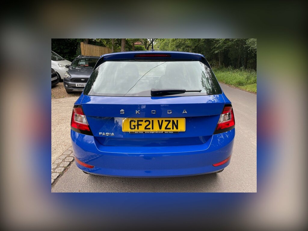 Skoda Fabia 1.0 Se Hatchback Euro 6 Ss 6 GF21VZN Blue #5