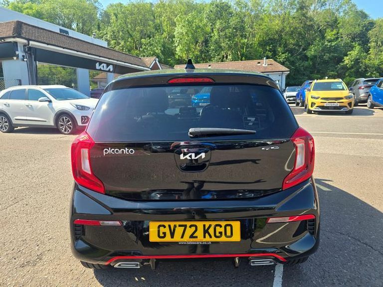 Kia Picanto 1.0 Gt-line 4 Seats GV72KGO Black #4