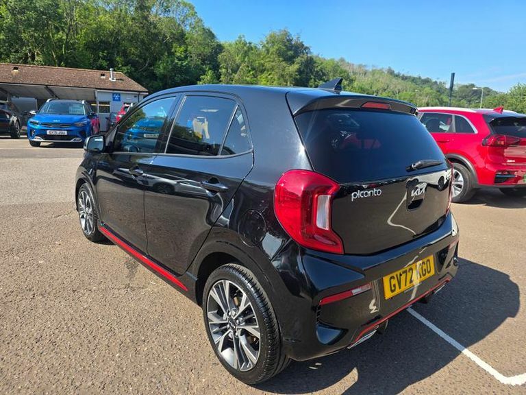 Kia Picanto 1.0 Gt-line 4 Seats GV72KGO Black #5