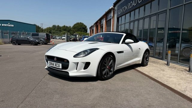 Jaguar F-Type Convertible White #3