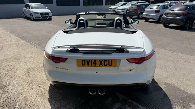 Jaguar F-Type Convertible White #2