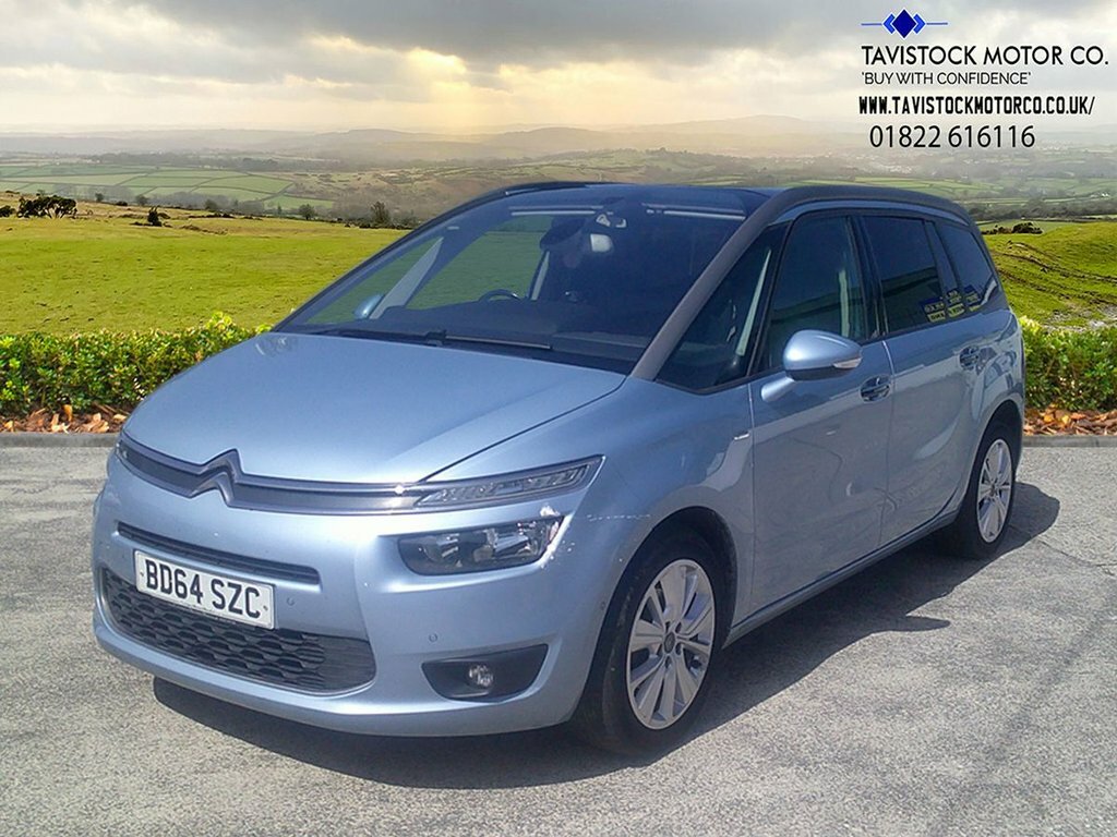 Citroen Grand C4 SpaceTourer 1.6 E-hdi Exclusive Mpv Blue #4