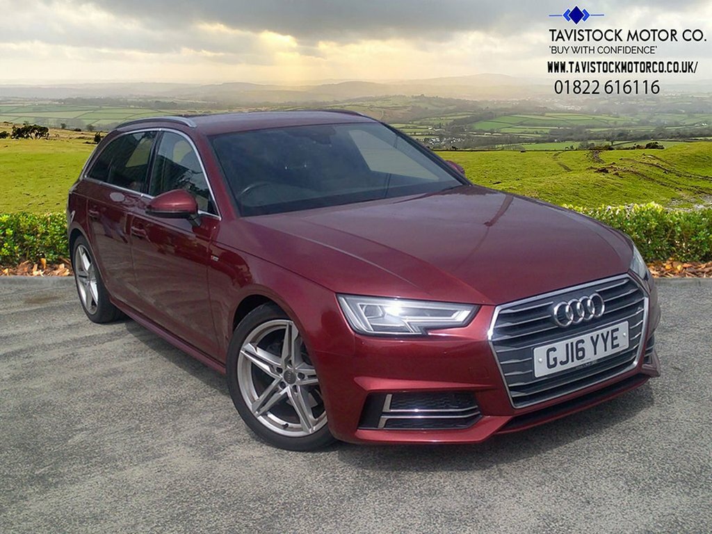 Audi A4 Avant 2L S Line Red