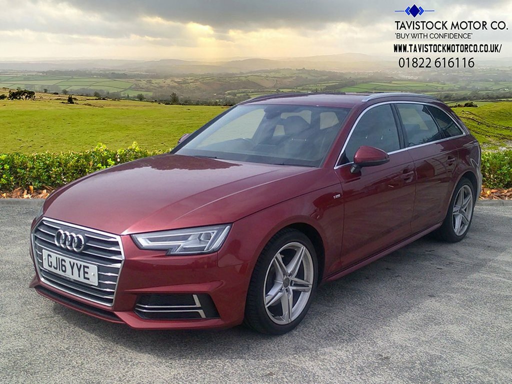 Audi A4 Avant 2L S Line Red #4