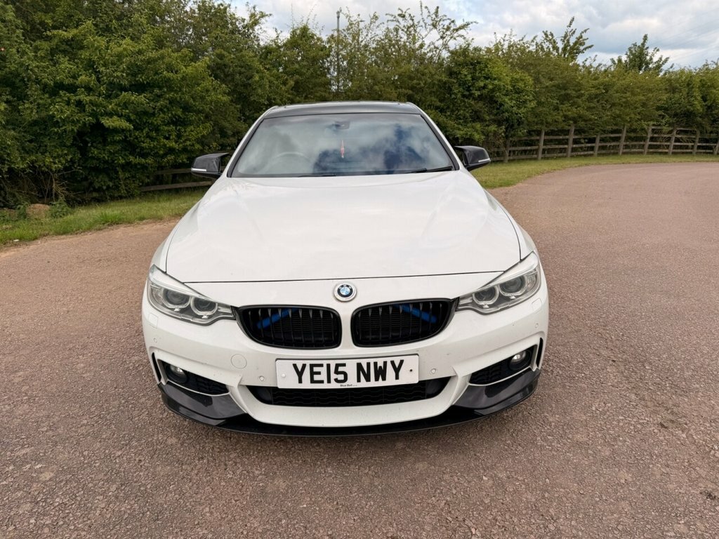 BMW 4 Series Gran Coupe Hatchback White #2
