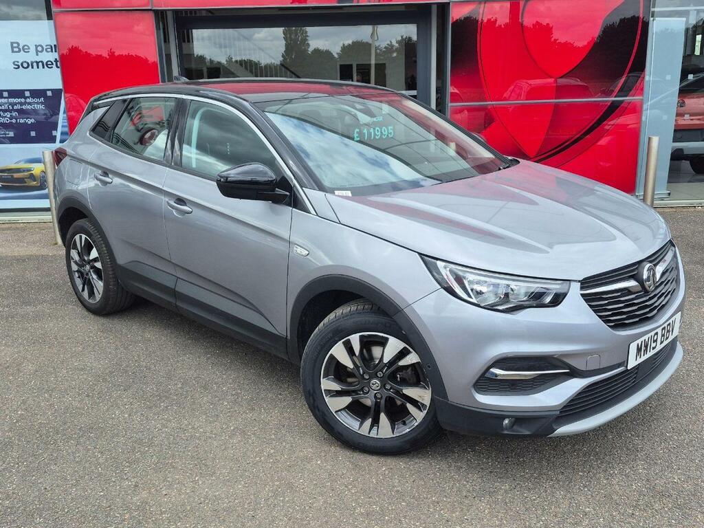 Vauxhall Grandland X 1.2 Turbo Sport Nav Euro 6 S S Grey #6