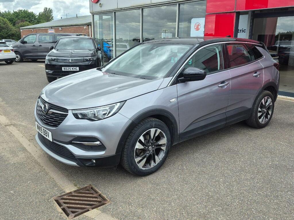 Vauxhall Grandland X 1.2 Turbo Sport Nav Euro 6 S S Grey #3