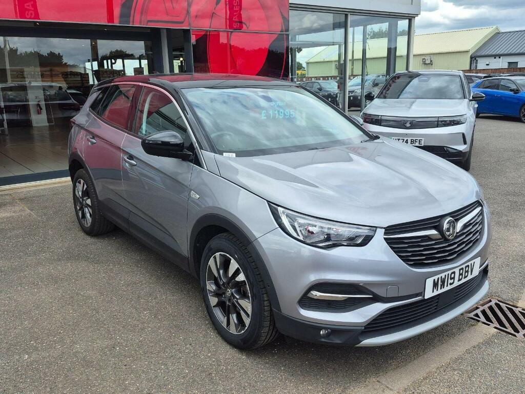 Vauxhall Grandland X 1.2 Turbo Sport Nav Euro 6 S S Grey