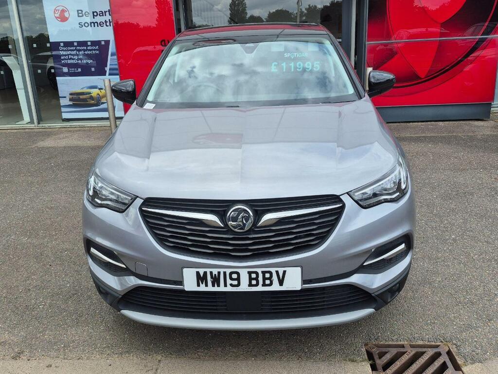 Vauxhall Grandland X 1.2 Turbo Sport Nav Euro 6 S S Grey #2