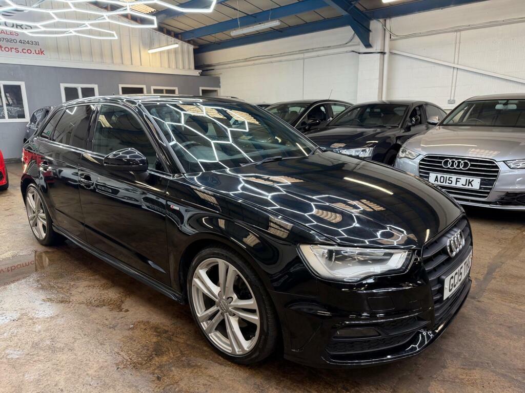 Audi A3 2.0 Tdi S Line Sportback Euro 6 S S GC15THG Black