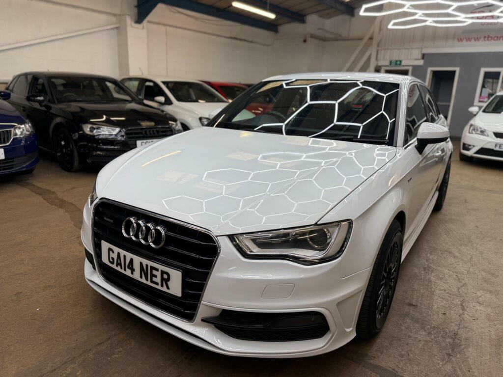 Audi A3 2.0 Tdi S Line Sportback S Tronic Quattro Euro 6 White #6