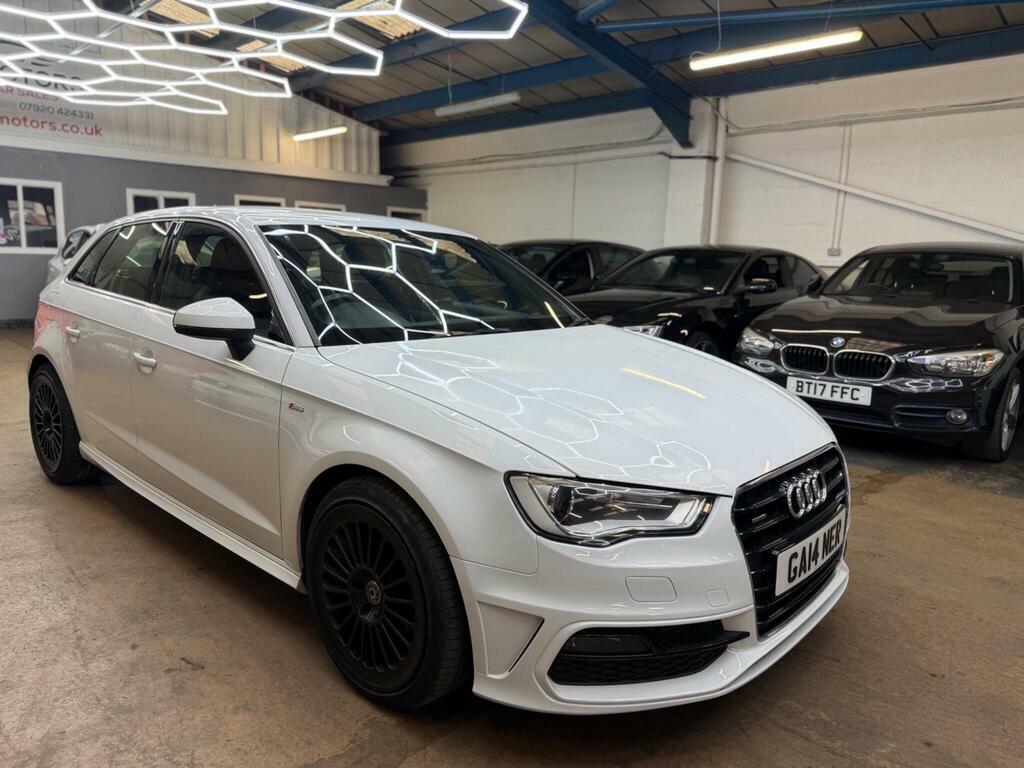 Audi A3 2.0 Tdi S Line Sportback S Tronic Quattro Euro 6 White