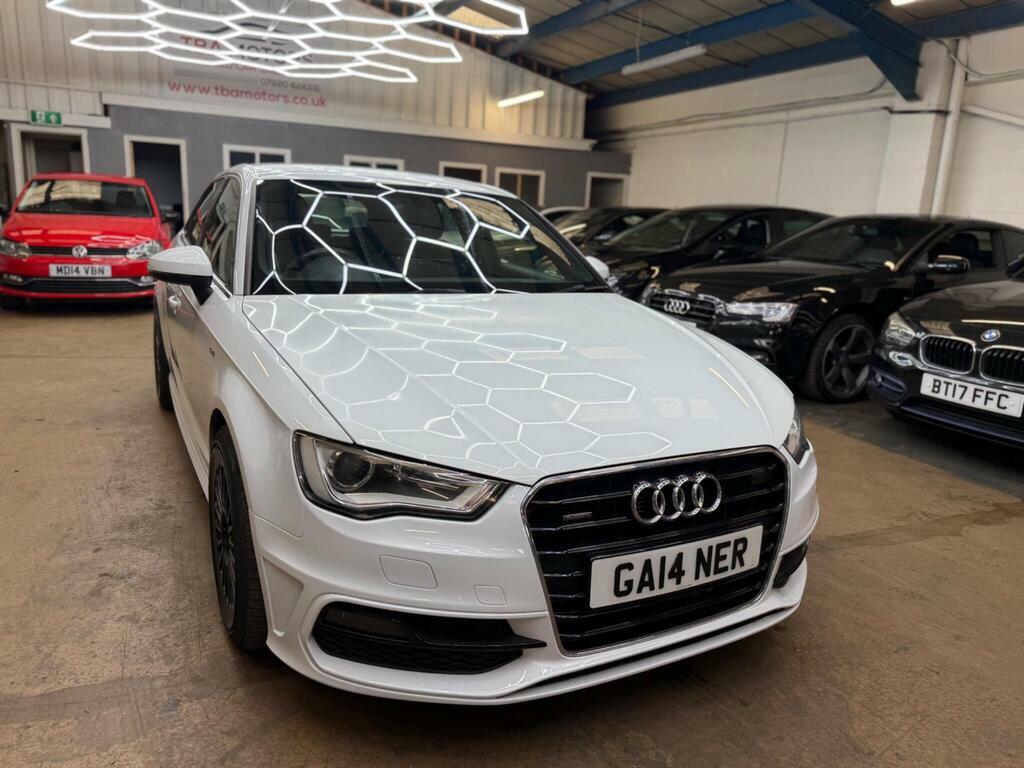 Audi A3 2.0 Tdi S Line Sportback S Tronic Quattro Euro 6 White #4