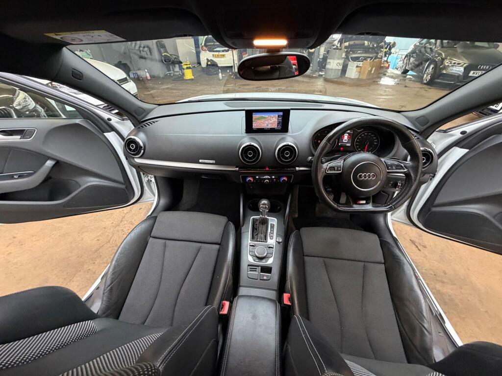 Audi A3 2.0 Tdi S Line Sportback S Tronic Quattro Euro 6 White #2