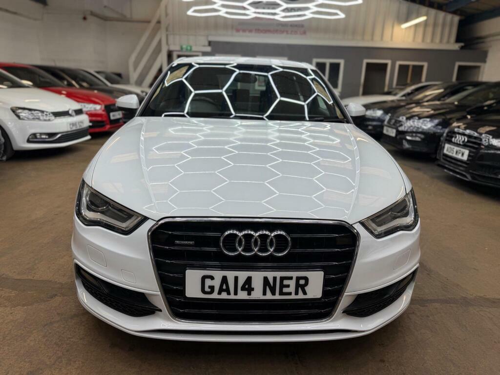 Audi A3 2.0 Tdi S Line Sportback S Tronic Quattro Euro 6 White #5