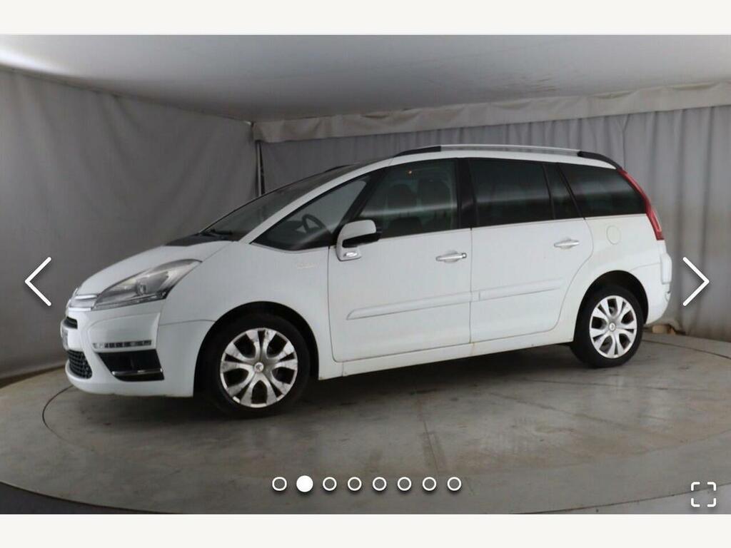 Citroen Grand C4 Picasso 1.6 Hdi Platinum Euro 5 White #2