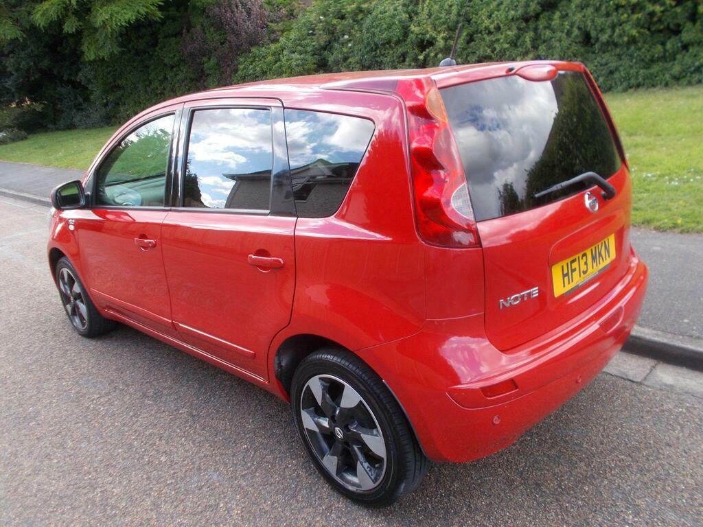 Nissan Note 1.4 16V N-tec Euro 5 Red #4