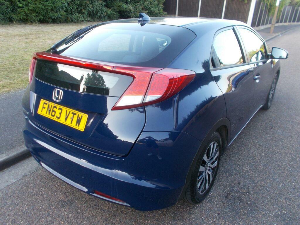 Honda Civic 1.6 I-dtec Es-t Euro 5 S S Blue #4