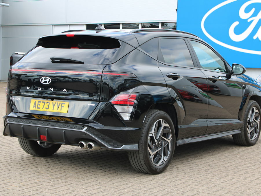 Hyundai Kona 1.6 Gdi Hybrid N Line Dct AE73YYF Black #4