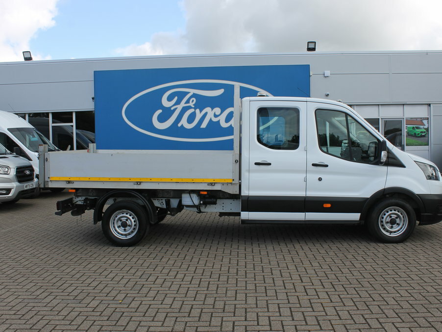 Ford Transit Custom 2.0 Ecoblue 130Ps Double Cab Tipper 1 Way FY72ONC White #5